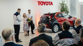 Pierwsza Toyota Aygo X wyprodukowana w fabryce Toyoty w Czechach